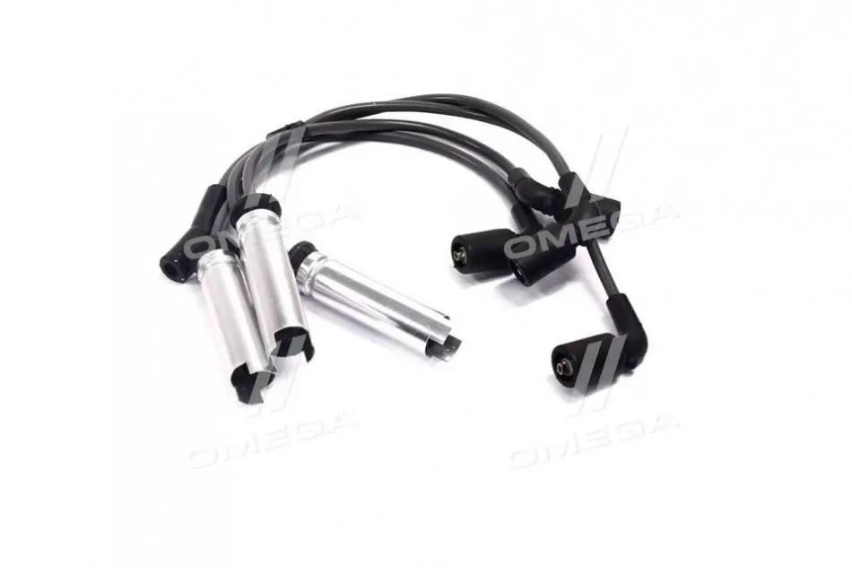 Дріт запалювання DAEWOO Lanos 8 кл. силікон компл. <ДК> ДОРОЖНЯ КАРТА DK.96305387S (фото 1)