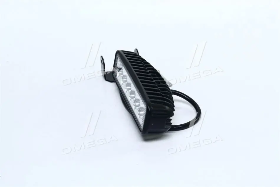 Фара LED прямокутна 18W, 6 ламп, 159,8 * 45,2,2мм, вузький промінь <ДК> ДОРОЖНЯ КАРТА DK B2-18W-A SL (фото 1)