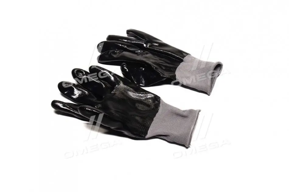 Перчатки рабочие маслостойкие <ДК> 40% polyester, 60% nitrile ДОРОЖНЯ КАРТА DK-PR10 (фото 1)