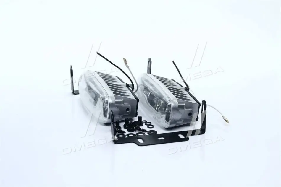 Фари додаткові білі, H3/12V/55W, 135*65mm <ДК> ДОРОЖНЯ КАРТА DK-W095 (фото 1)