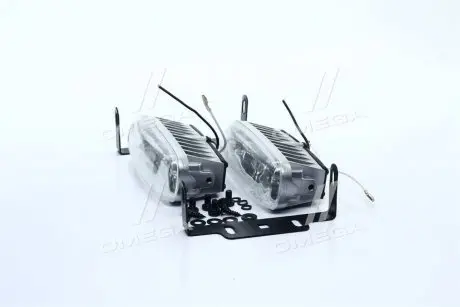 Фари додаткові білі, H3/12V/55W, 135*65mm <ДК> ДОРОЖНЯ КАРТА DK-W095