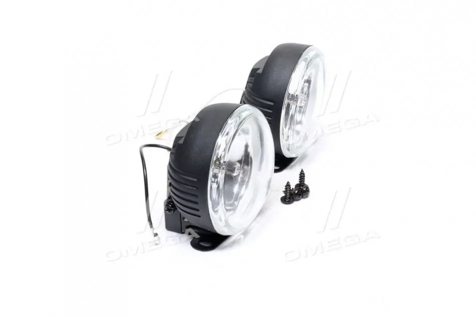 Фари додаткові білі, H3/12V/55W, D=90mm <ДК> ДОРОЖНЯ КАРТА DK-W266 (фото 1)