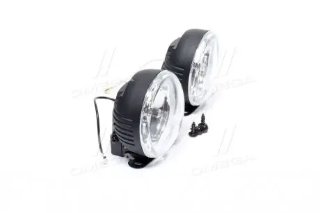 Фари додаткові білі, H3/12V/55W, D=90mm <ДК> ДОРОЖНЯ КАРТА DK-W266