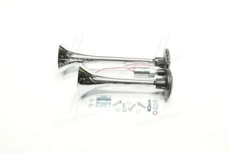 Сигнал дудка 2шт хром 230/295мм 24 <ДК> ДОРОЖНЯ КАРТА SL-1008C