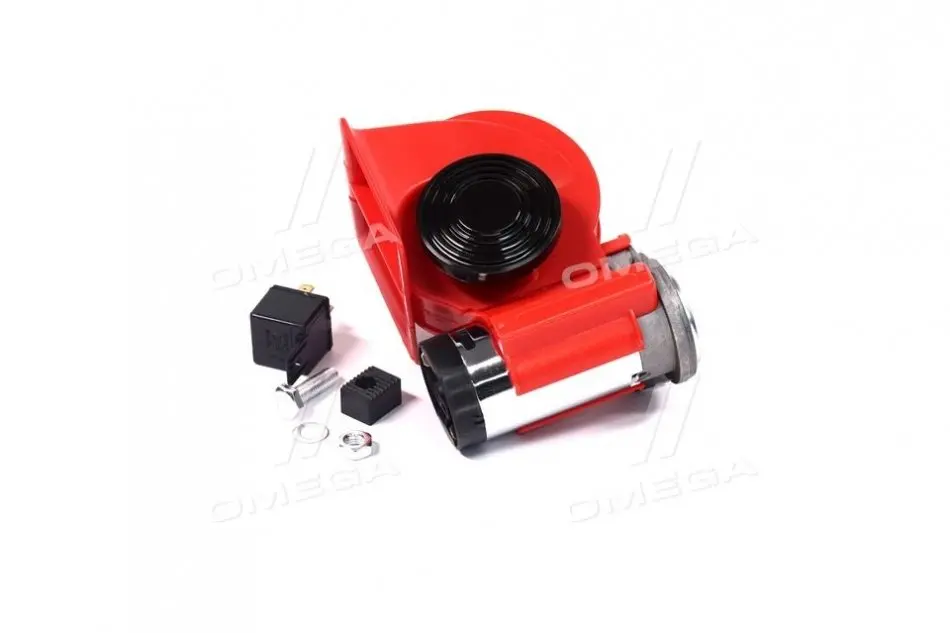 Сигнал равлик Nautilus червоний 12V <ДК> ДОРОЖНЯ КАРТА SL-1021R (фото 1)