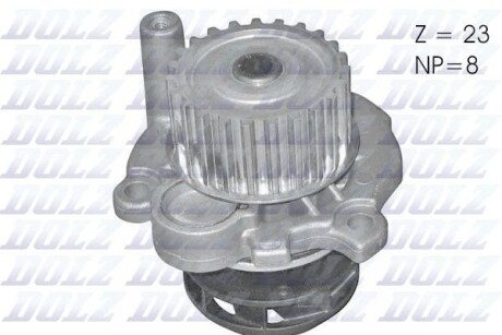 Помпа AUDI/SEAT/SKODA/VW A4 Quattro/Ibiza/Octavia/Transporter "1,8-2,0 "95>> DOLZ A186