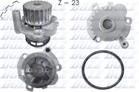 Помпа AUDI/SEAT/SKODA/VW A4/Leon/Octavia/Golf "2,0 "04>> DOLZ A212