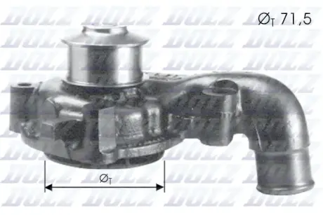 Насос водяний Dolz DOLZ F165
