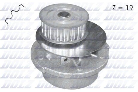 Помпа CHEVROLET/OPEL/VAUXHALL Corsa/Kadett/Cavalier &quot;1,4-1,6 &quot;81-97 DOLZ O116 (фото 1)