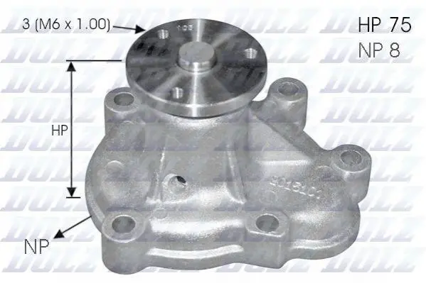 Помпа Dolz OPEL/VAUXHALL Astra/Astra "1,7-2,2 "99>> DOLZ O144 (фото 1)