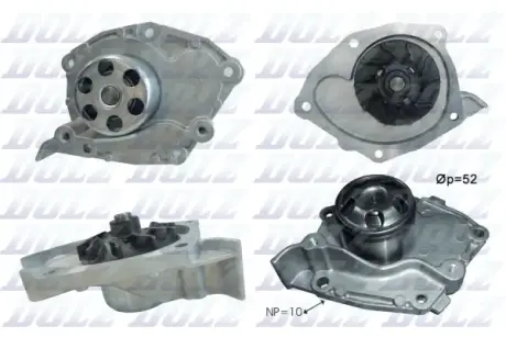 Водяний насос Megane/Laguna/Scenic 1.9dCi 02- DOLZ R234