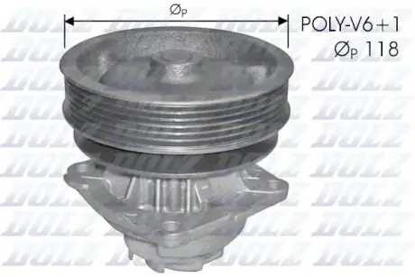 Помпа Dolz CITROEN/FIAT/PEUGEOT Jumpy/Scudo/Expert "1,6 "95-00 DOLZ S224