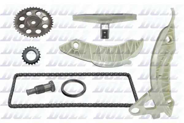 Комплект ланцюга ГРМ CITROËN / PEUGEOT / BMW / MINI 1.6 Petrol DOLZ SKCC123F (фото 1)