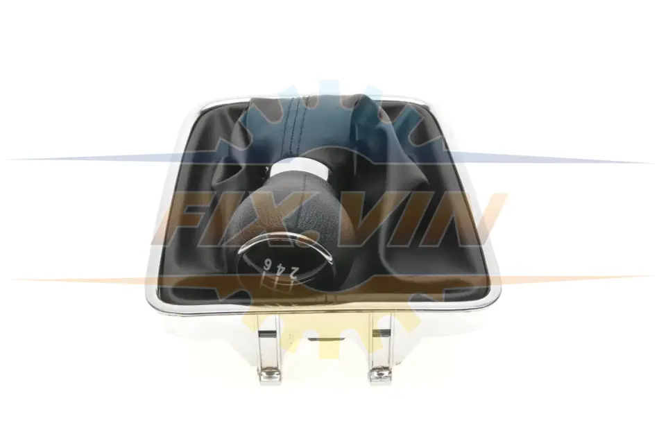 Ручка КПП з пильником чорний 6 ступ VW Sharan (11-), Tiguan (08-)/Seat Alhambra (10-) DPA 77111635102 (фото 1)