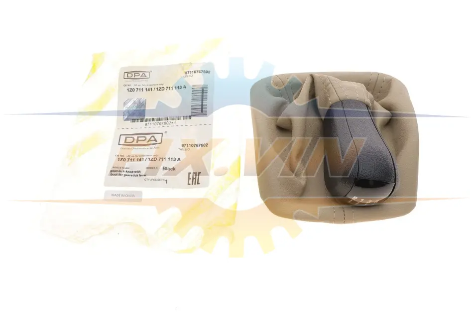 Рукоятка важеля КПП Skoda Octavia 04-13 (+ чохол) DPA 87110767602 (фото 1)