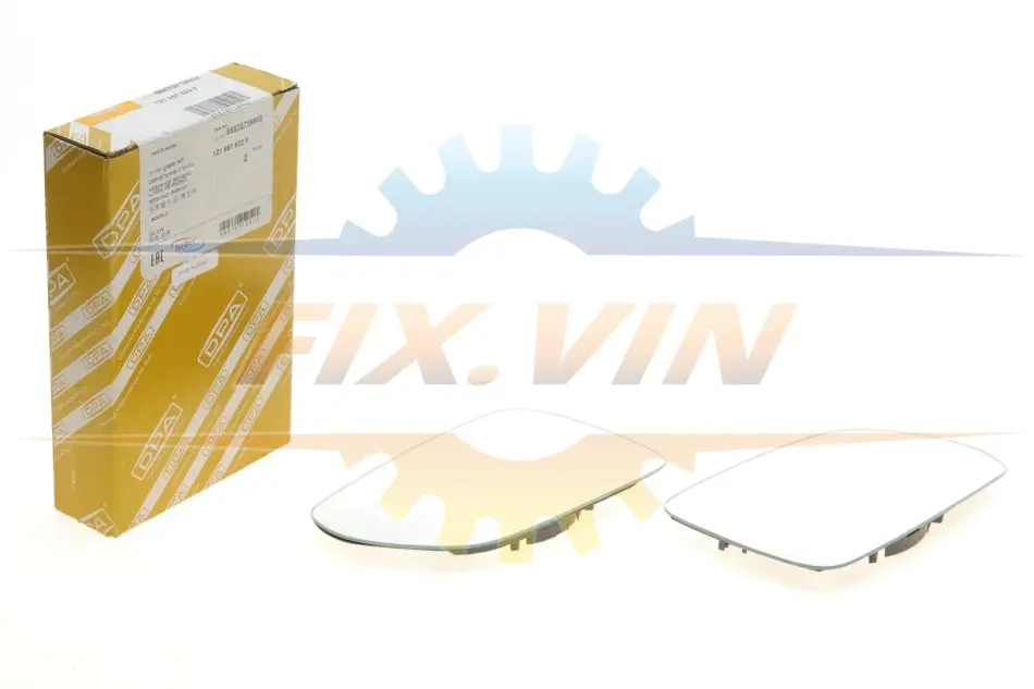 Скло дзеркала (з підігрівом) Skoda Octavia 04-13/VW Polo 01- (R) DPA 88570719602 (фото 1)