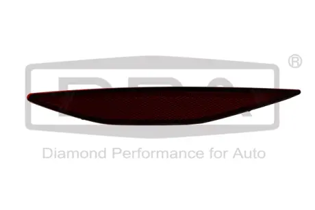 Світловідбивач заднього бампера лівий R-line VW Golf (12-) DPA 89451686202