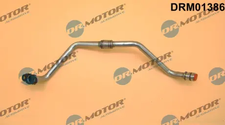 Трубка турбокомпрессора ДВЗ (чорний метал) DR.MOTOR DRM01386