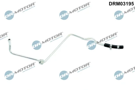 Трубка турбокомпрессора ДВЗ (чорний метал) DR.MOTOR DRM03195