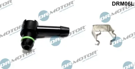 Штуцер пластиковий для паливних шлангів DR.MOTOR DRM06L