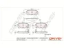 Drive+ - Гальмівні колодки до дисків DR!VE+ DP1010.10.0064 (фото 1)