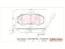 Drive+ - Гальмівні колодки до дисків DR!VE+ DP1010.10.0822 (фото 1)