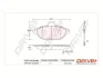 Drive+ - Гальмівні колодки до дисків DR!VE+ DP1010.10.0836 (фото 1)