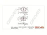 Drive+ - Гальмівні колодки до дисків DR!VE+ DP1010.10.0883 (фото 1)