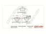 Drive+ - Гальмівні колодки до дисків DR!VE+ DP1010.10.0891 (фото 1)