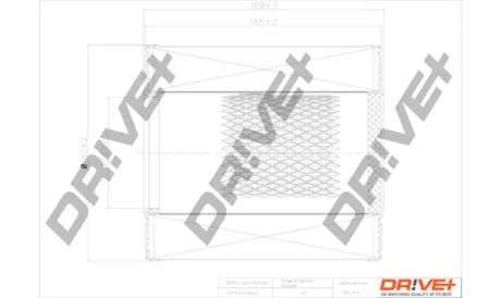 Drive+ - Фільтр повітря (аналог WA9502) DR!VE+ DP1110.10.0023