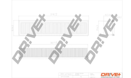 Drive+ - Фільтр повітря (аналог WA6761) DR!VE+ DP1110.10.0095
