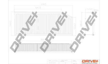 Drive+ - Фільтр повітря (аналог WA6705) DR!VE+ DP1110.10.0120