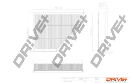 Drive+ Фільтр повітря (аналог WA9601) DR!VE+ DP1110.10.0174
