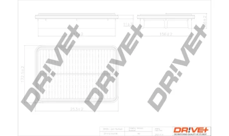 Drive+ - Фільтр повітря (аналог WA9547) DR!VE+ DP1110.10.0196