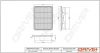 Drive+ Фільтр повітря (аналог WA9530) DR!VE+ DP1110.10.0507 (фото 1)