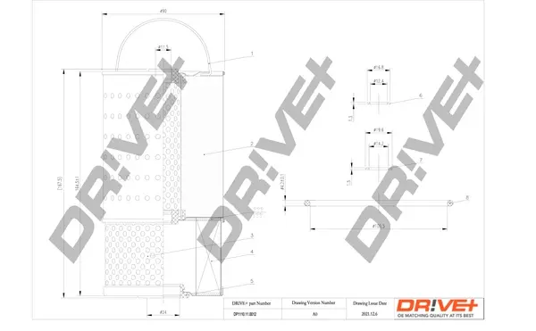 Drive+ - Фільтр оливи (аналог WL7004) DR!VE+ DP1110.11.0012 (фото 1)