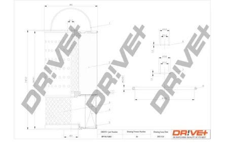 Drive+ - Фільтр оливи (аналог WL7004) DR!VE+ DP1110.11.0012