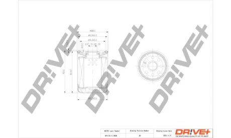 Drive+ - Фільтр оливи (аналог WL7166) DR!VE+ DP1110.11.0020