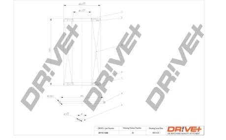 Drive+ - Фільтр оливи (аналог WL7228) DR!VE+ DP1110.11.0030