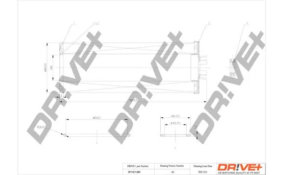 Drive+ - Фільтр оливи (аналог WL7226) DR!VE+ DP1110.11.0051 (фото 1)