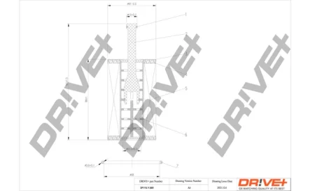 Drive+ - Фільтр оливи (аналог WL7299) DR!VE+ DP1110.11.0061