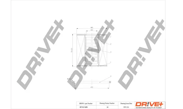 Drive+ - Фільтр оливи (аналог WL7413) DR!VE+ DP1110.11.0076 (фото 1)