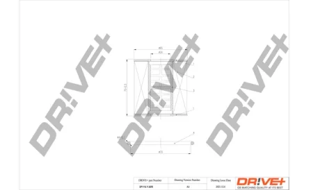 Drive+ - Фільтр оливи (аналог WL7413) DR!VE+ DP1110.11.0076
