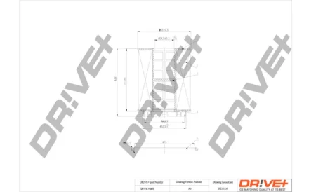 Drive+ - Фільтр оливи (аналог WL7408) DR!VE+ DP1110.11.0079