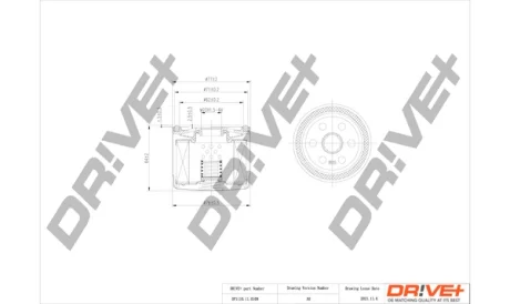 Drive+ - Фільтр оливи (аналог WL7427) DR!VE+ DP1110.11.0109