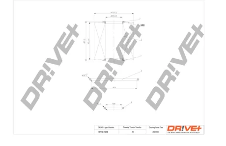 Drive+ - Фільтр оливи (аналог WL7453) DR!VE+ DP1110.11.0123