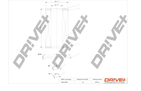 Drive+ - Фільтр оливи (аналог WL7470) DR!VE+ DP1110.11.0126