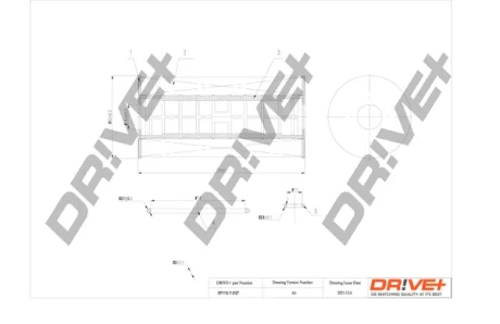 Drive+ - Фільтр оливи (аналог WL7478) DR!VE+ DP1110.11.0127