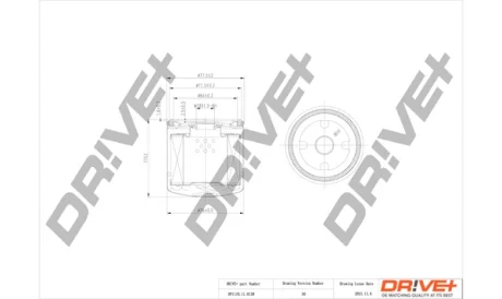 Drive+ - Фільтр оливи (аналог WL7129) DR!VE+ DP1110.11.0139