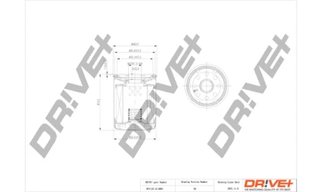 Drive+ Фільтр оливи (аналог WL7520) DR!VE+ DP1110.11.0150